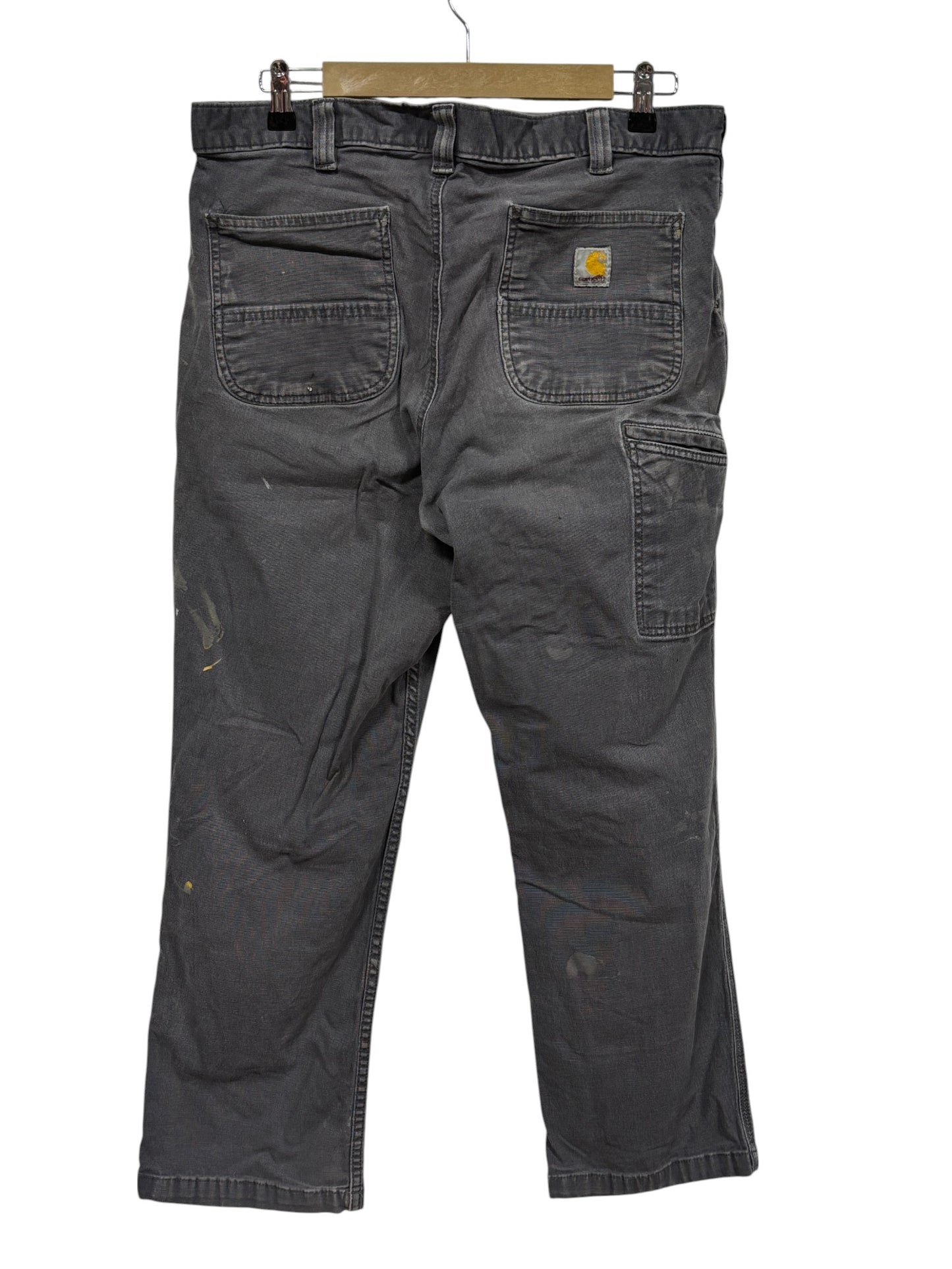 Carhartt Grey Relaxed Fit Carpenter Pants Size 36x30
