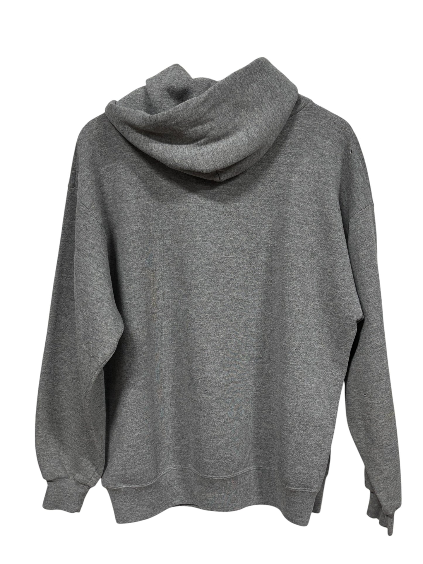 Vintage 90's Jerzees Grey Blank Hoodie Size XL
