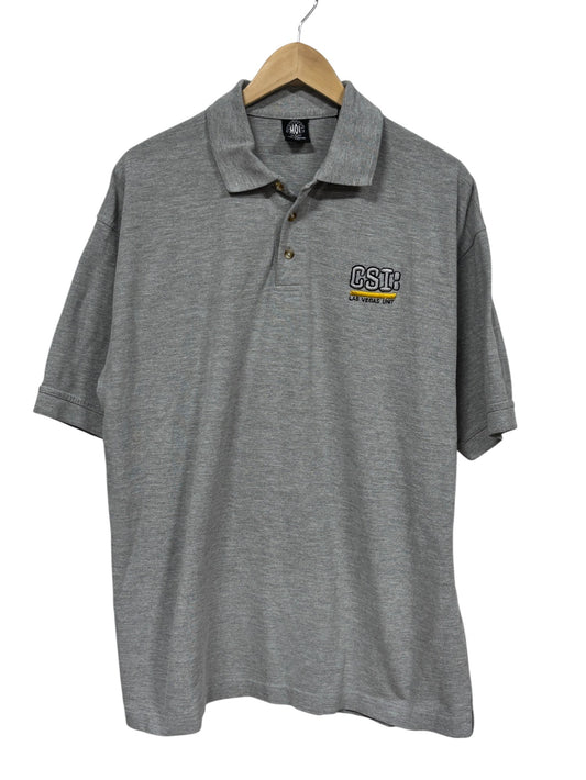 Vintage 00's CSI Las Vegas Television Promo Polo Shirt Size XXL