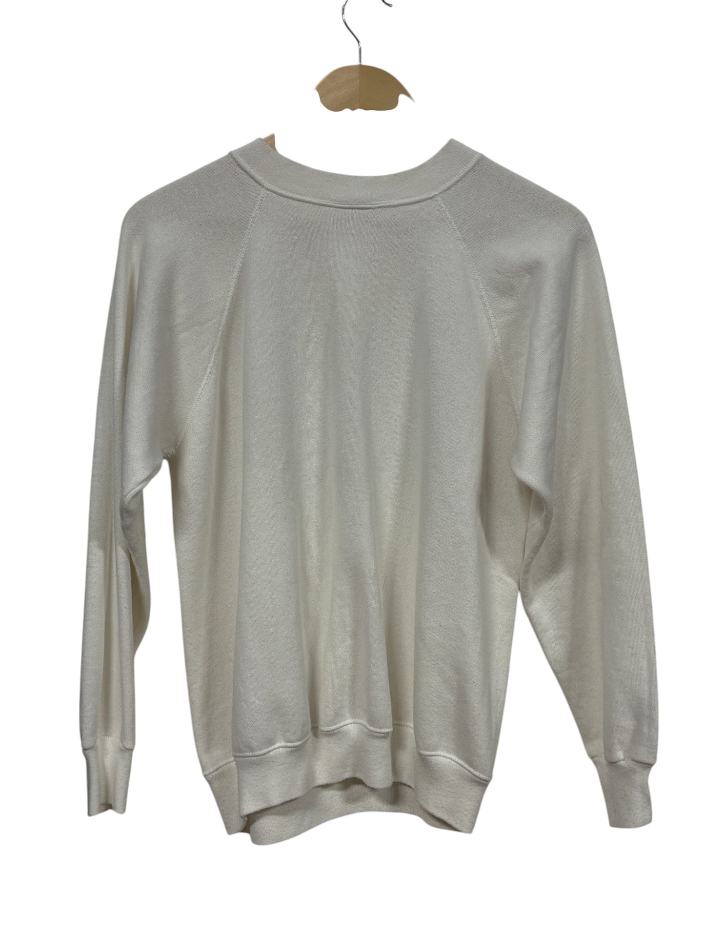 Vintage 90's Hanes Her Way Embroidered Bumble Bee Flower Sweater Size Large