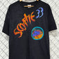 Vintage 90's Nike Silver Tag Scottie Pippen Double Sided Faded Tee Size Large