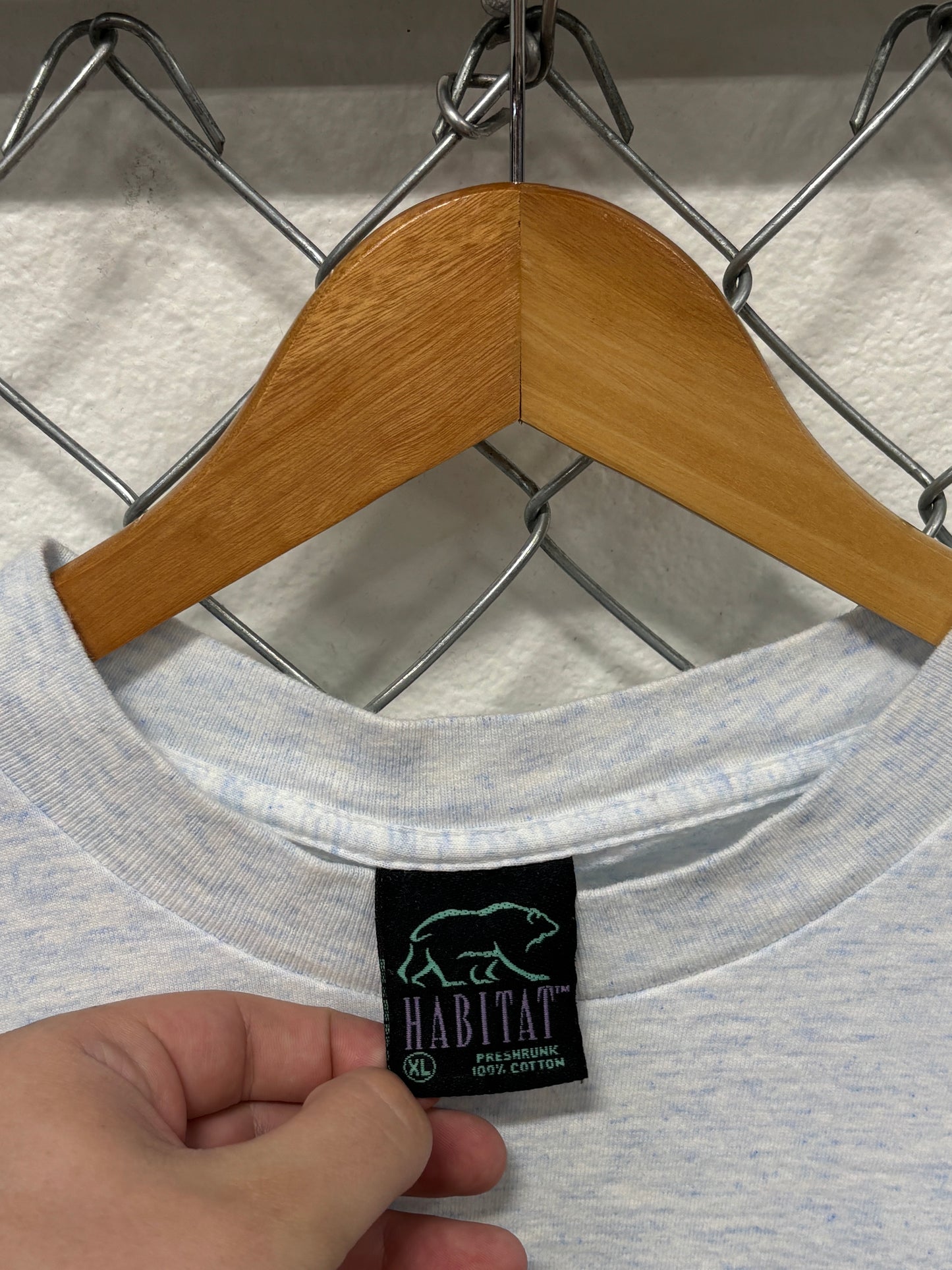 Vintage 90's Montana Native American Chief Nature Art Graphic Tee Size XL