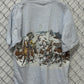 Vintage 90's Montana Native American Chief Nature Art Graphic Tee Size XL