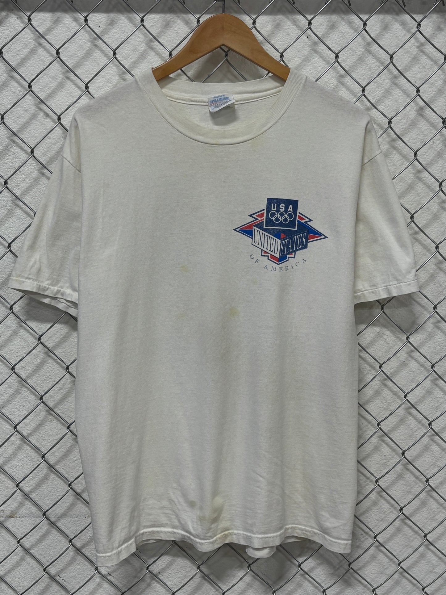 Vintage 1992 USA Olympics Basketball Team Graphic Tee Size Large