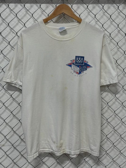 Vintage 1992 USA Olympics Basketball Team Graphic Tee Size Large