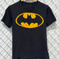 Vintage 80's Thrashed Batman Logo Comic Book Graphic Tee Size Small