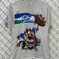 Vintage 90's Seattle Seahawks Taz Looney Tunes Football Graphic Tee Size Large