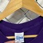Vintage 90's Lakers Nick Van Axel Basketball Big Print Graphic Tee Size Medium