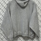Vintage 90's Nike Carolina Spell Out Pocket Swoosh Grey Hoodie Size XL