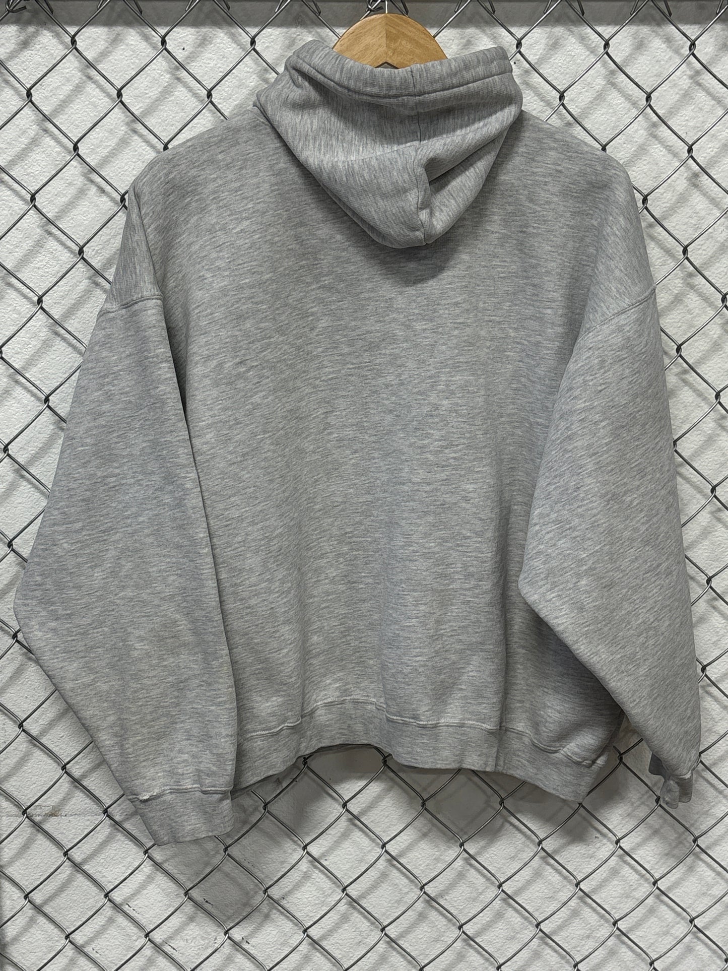Vintage 90's Nike Carolina Spell Out Pocket Swoosh Grey Hoodie Size XL