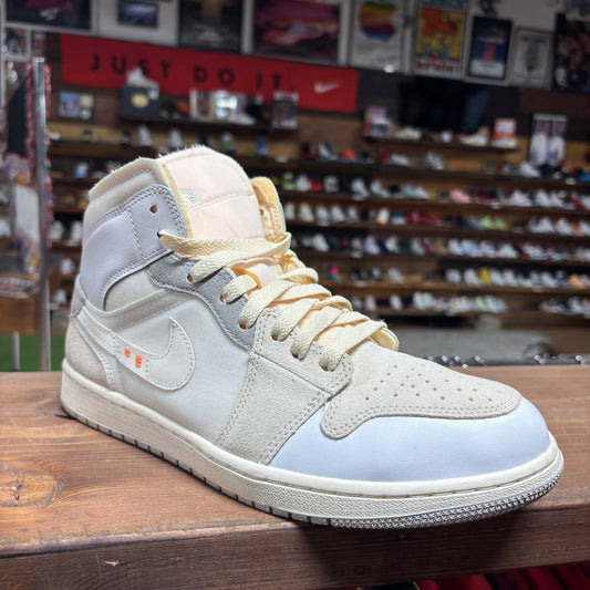 Jordan 1 Mid 'Craft Inside Out' Size 9.5