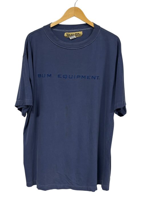Vintage 90's BUM Equipment Spellout Graphic Tee Size Large
