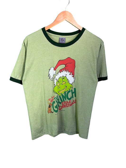 Vintage Grinch Stole Christmas Graphic Tee Size Medium