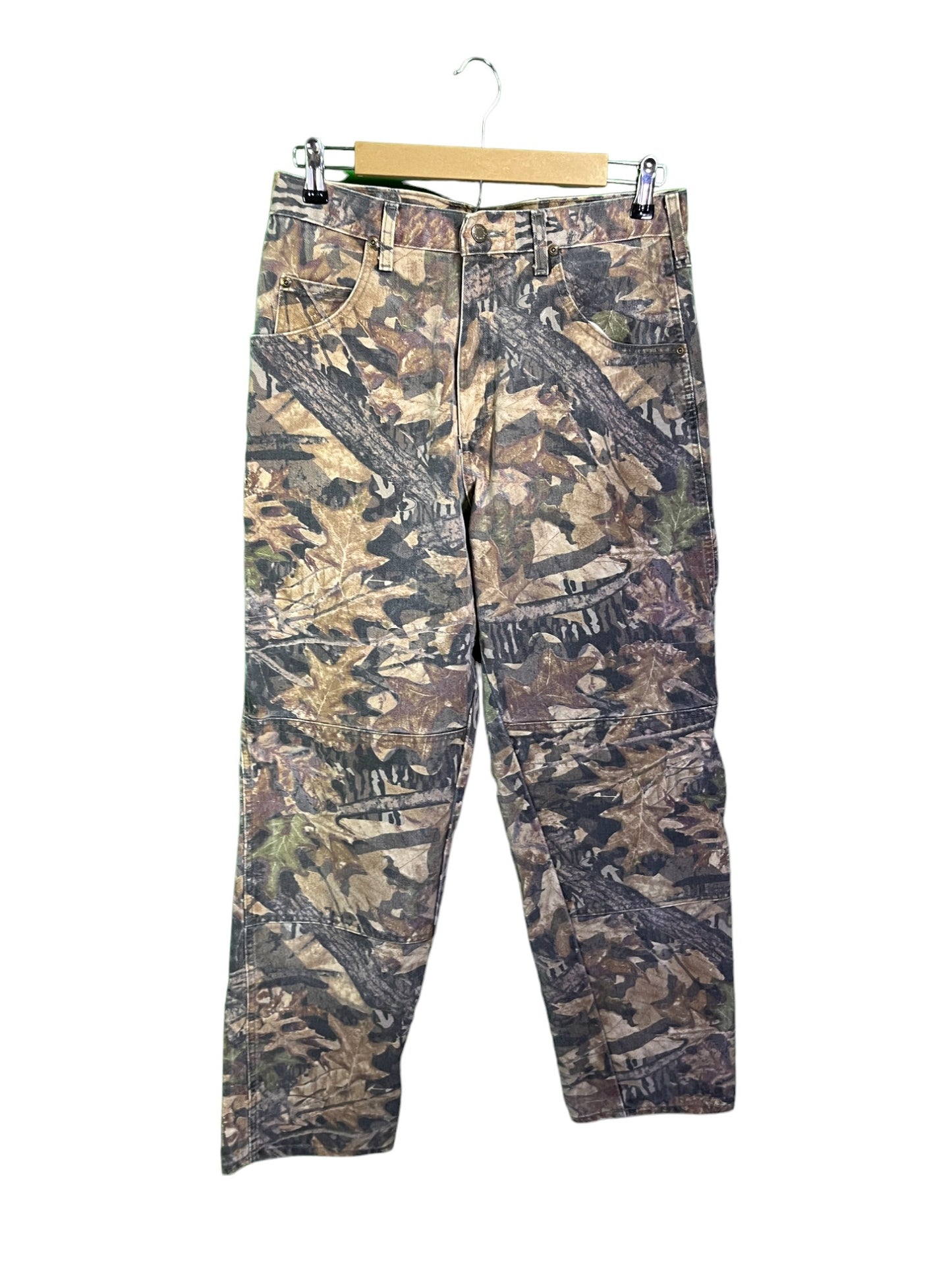 Vintage Wrangler Woodland Camo Mossy Oak Pants Size 32x31