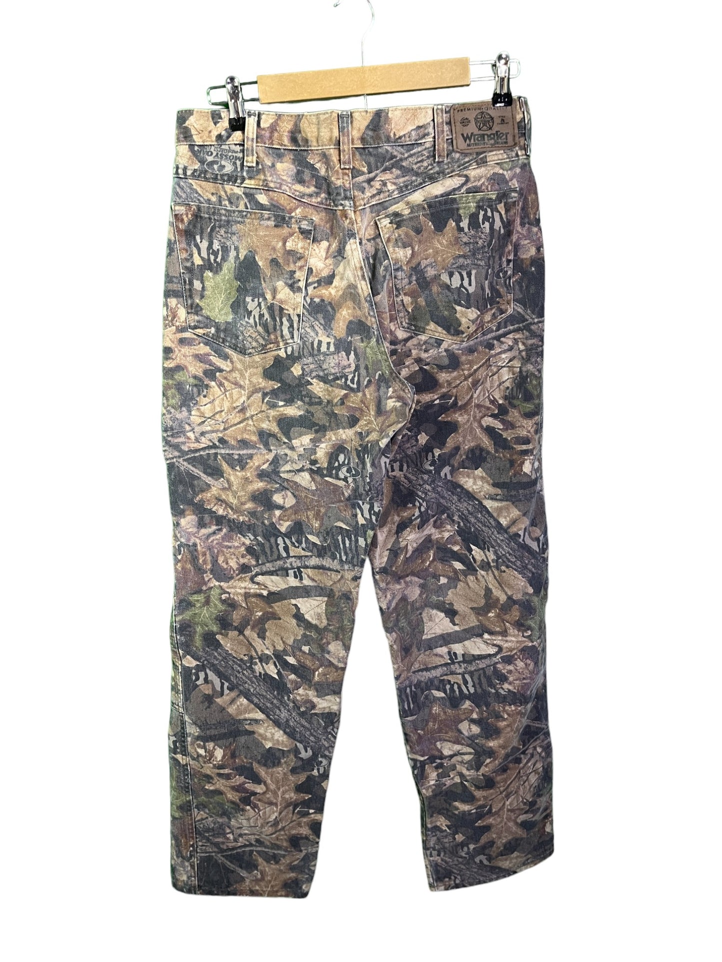 Vintage Wrangler Woodland Camo Mossy Oak Pants Size 32x31