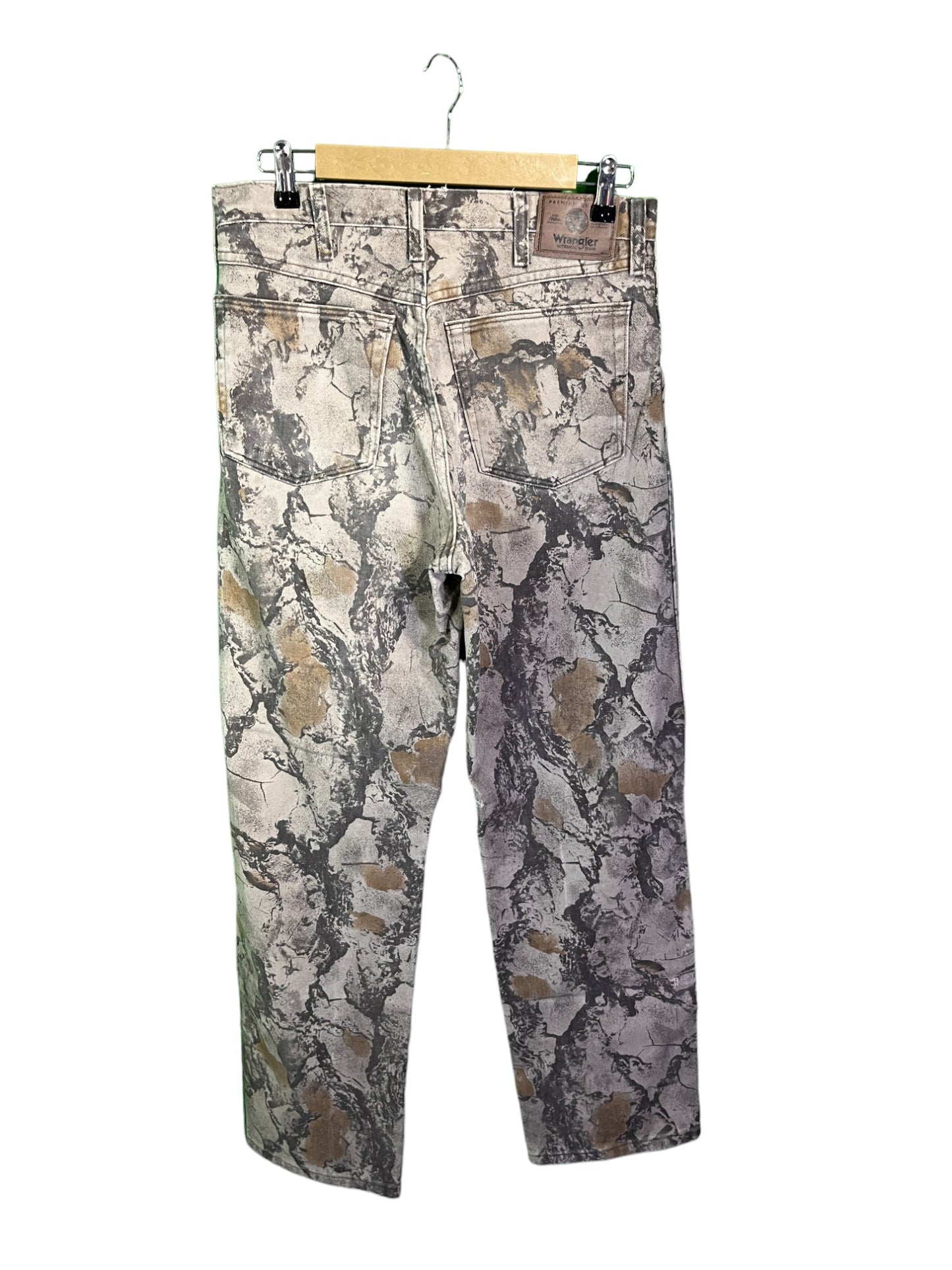 Vintage Wrangler Woodland Camo Hunting Pants Size 32x32