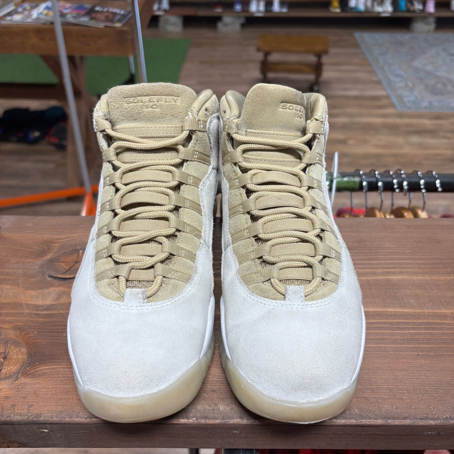 Jordan 10 'Solefly Linen' Size 9