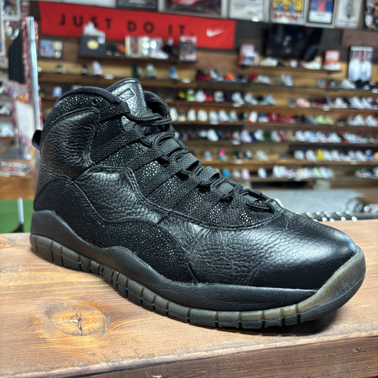 Jordan 10 'OVO - Black' Size 9