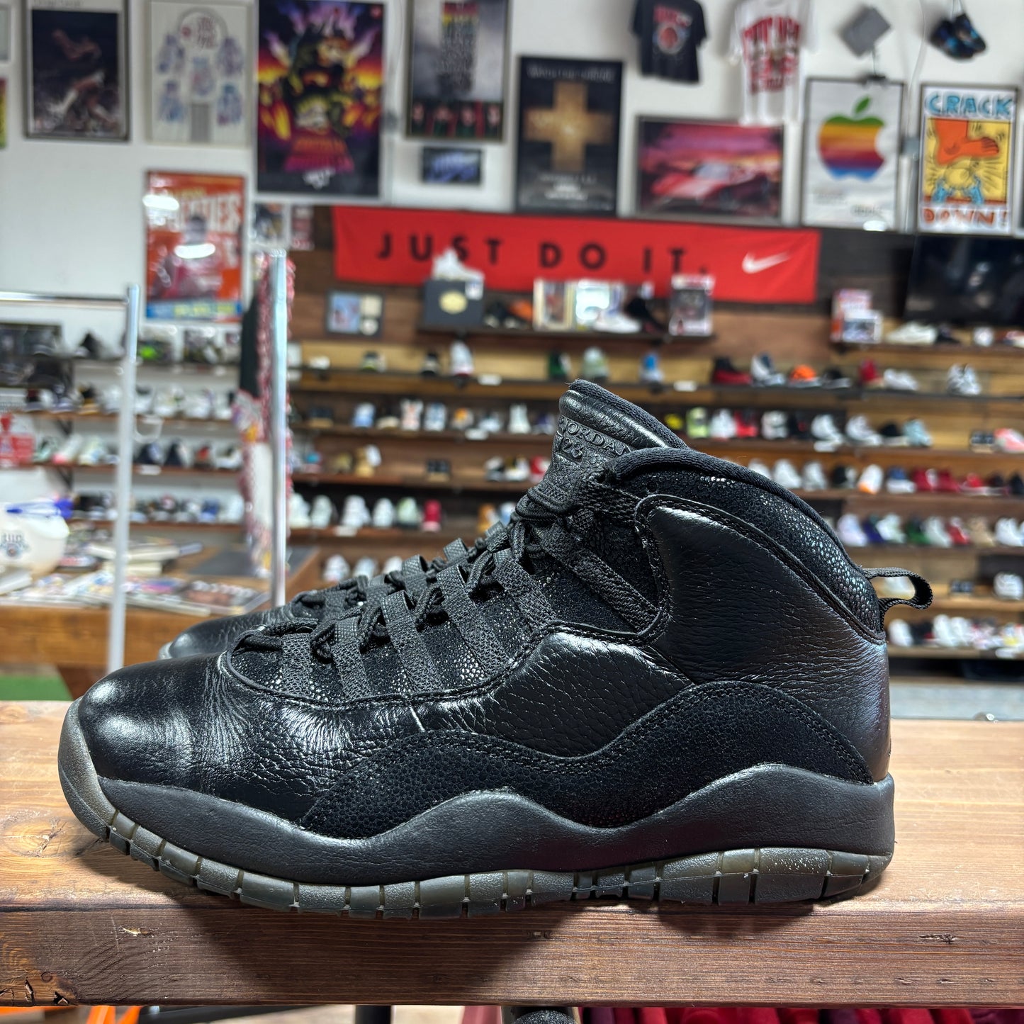 Jordan 10 'OVO - Black' Size 9