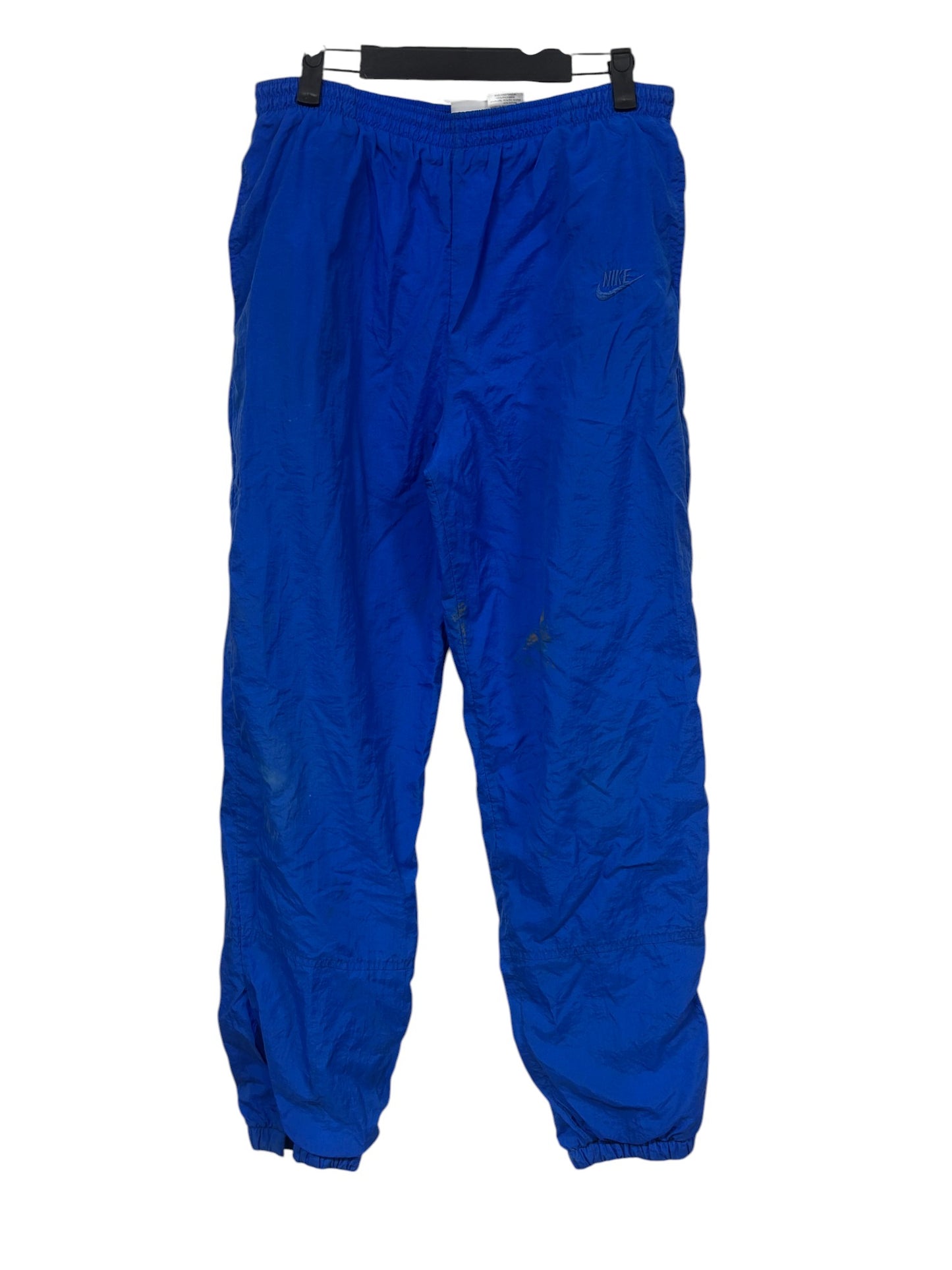 Vintage 90's Nike Blue Small Swoosh Windbreaker Pants Size Youth XL (30-32)