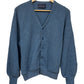 Vintage Arnold Palmer Robert Bruce Blue Cardigan Sweater Size Medium