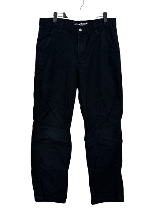 Carhartt Relaxed Fit Faded Black Carpenter Pants Size 34x32