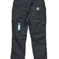 Carhartt Relaxed Fit Insulated Grey Cargo Carpenter Pants Size 32x30