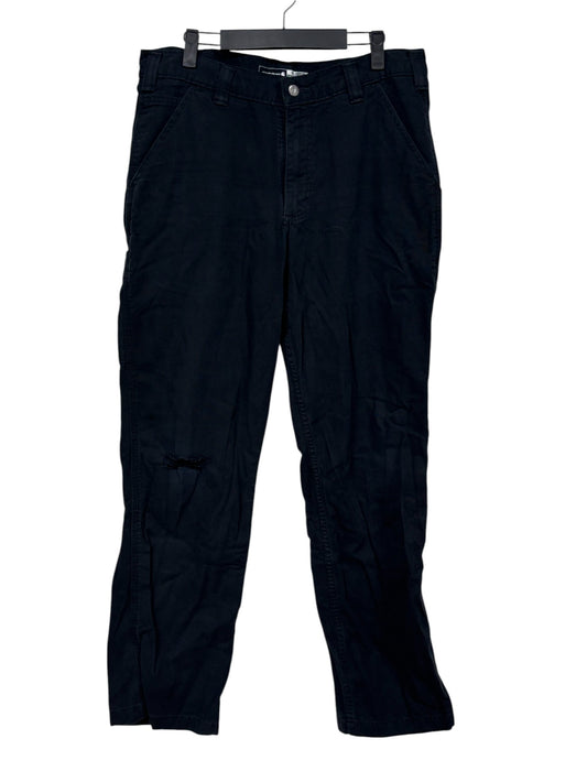 Carhartt Relaxed Fit Faded Black Carpenter Pants Size 34x32