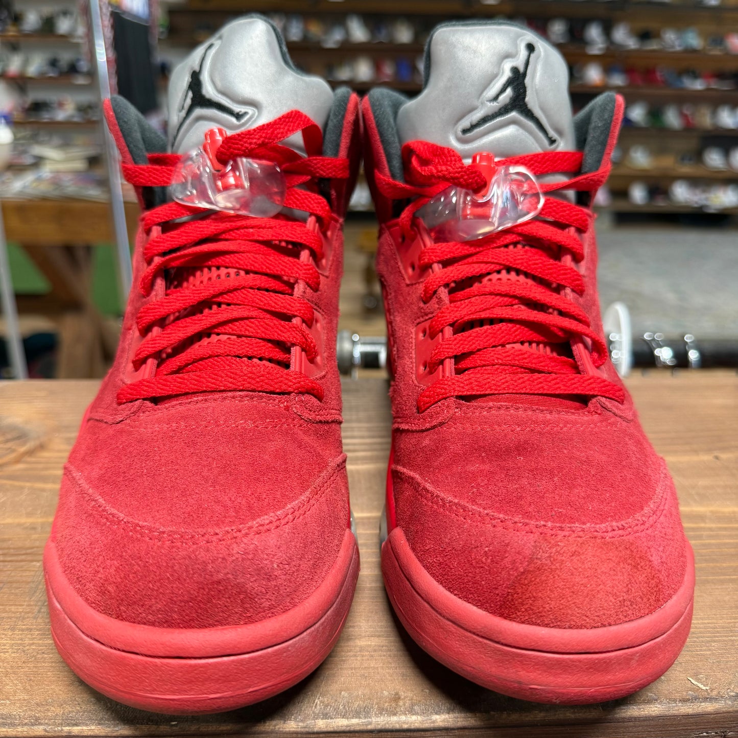 Jordan 5 'Red Suede' Size 9