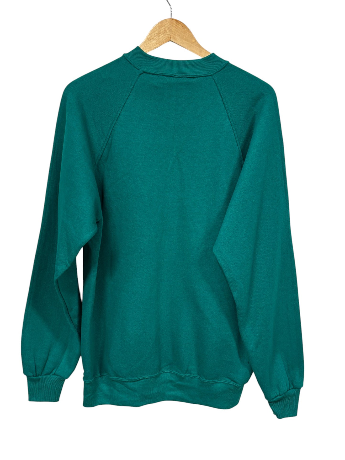 Vintage 90's Jerzees Skiing Embroidered Sweater NWT Size Large