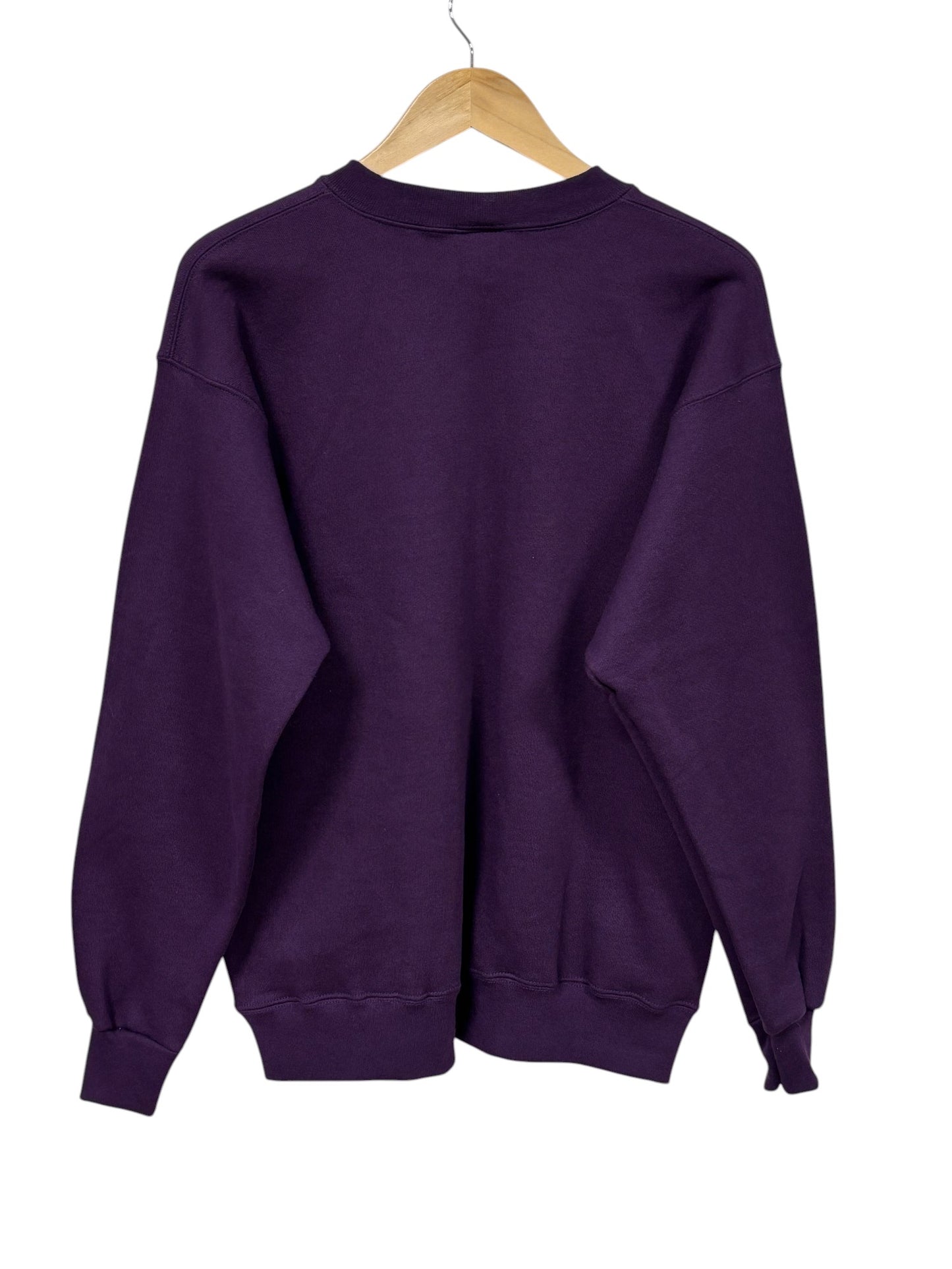 Vintage 90's Pro Spirit Purple Blank Crewneck Sweater Size Large