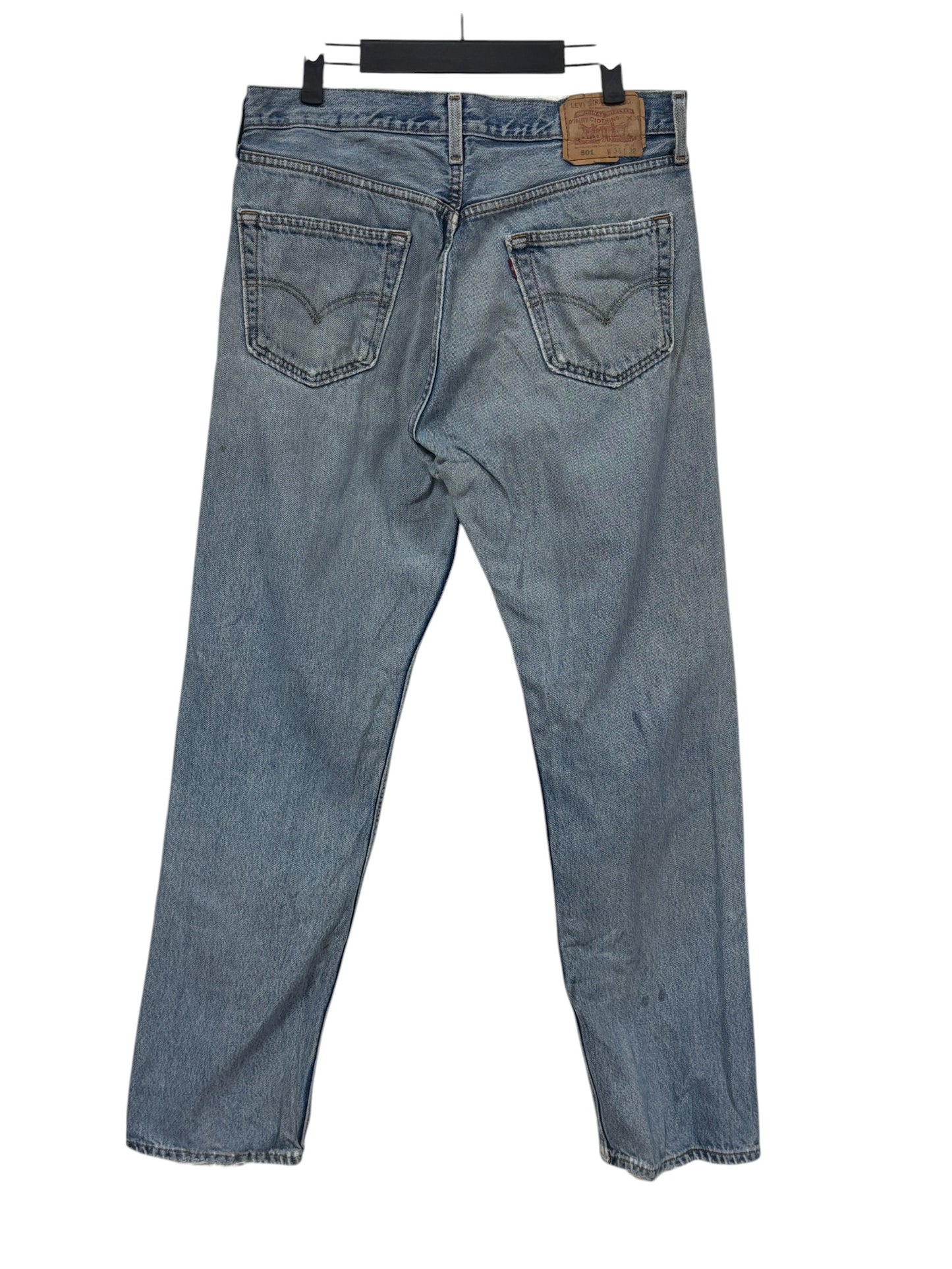 Vintage Levi's 501 Light Wash Denim Jeans Size 33x31