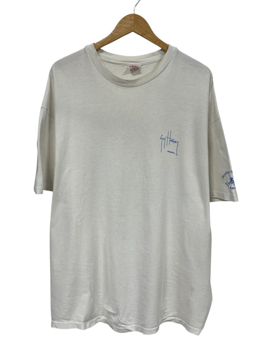 Vintage 90's Guy Harvey Deep Sea Fishing Graphic Tee Size XXL