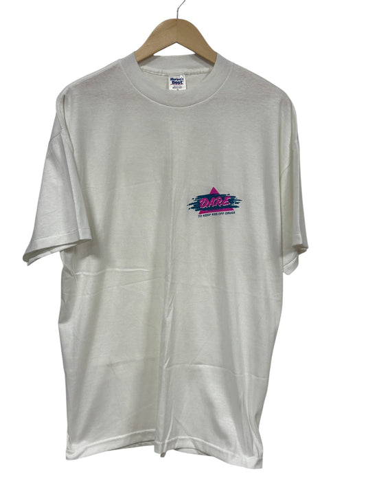 Vintage 90's DARE Keep Kids off Drugs Graphic Tee Size XL