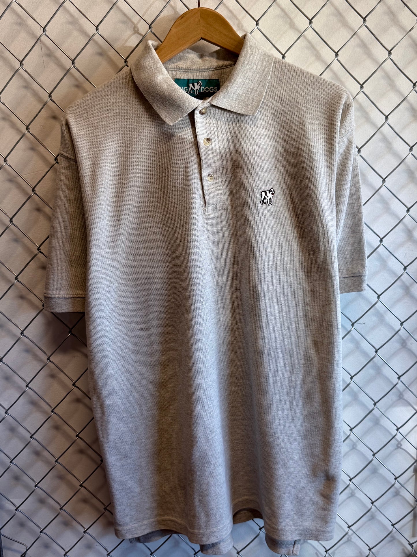 Vintage 90's Big Dogs Classic Logo Polo Shirt Size XL