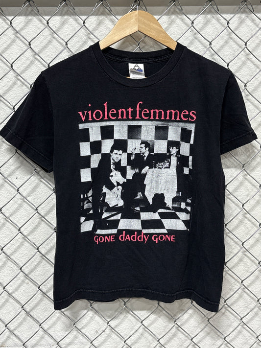 Vintage Y2K Violent Femmes Band Graphic Tee Size Small