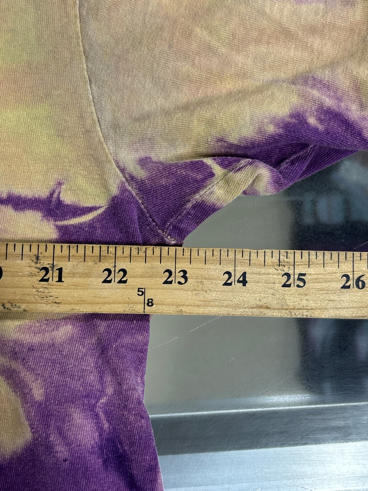 Vintage 90's Tie Dye Aztec Art Sun Graphic Tee Size XL