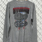 Sturgis Thermal Grey Long Sleeve Biker Shirt Size Large