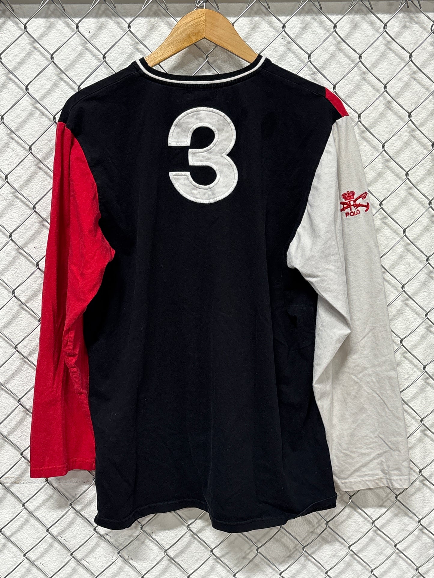 Polo Ralph Lauren 2008 Team Event Rugby Long Sleeve Shirt Size Large