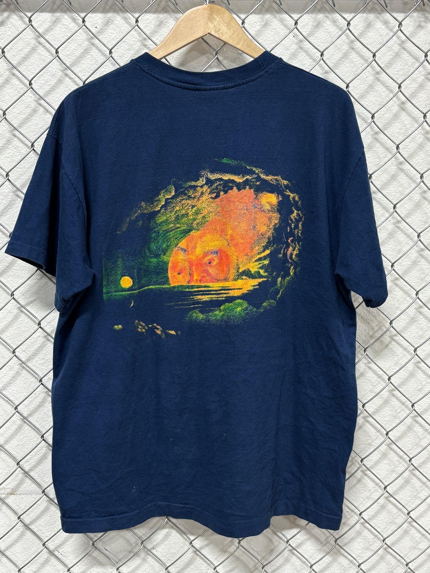 Vintage 90's Smashing Pumpkins Mellon Collie Euro Tour Band Tee Size XL