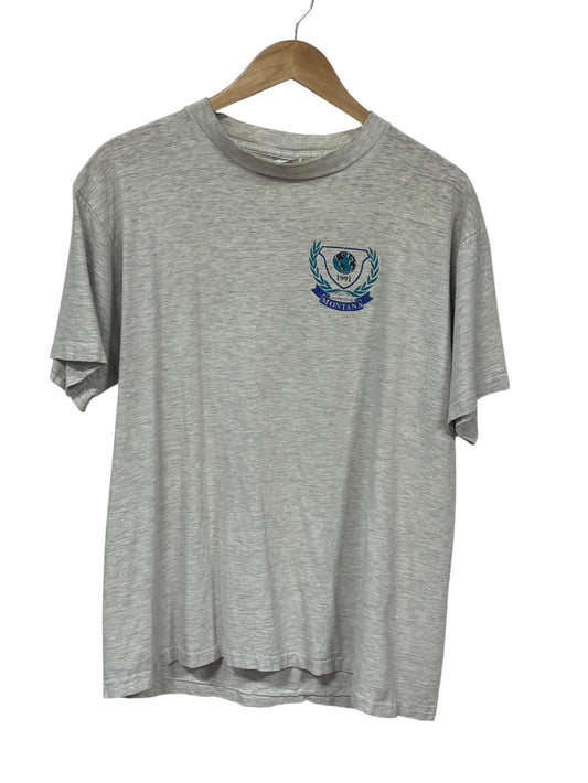 Vintage 1991 University of Montana Missoula Greek Week Frat Tee Size XL