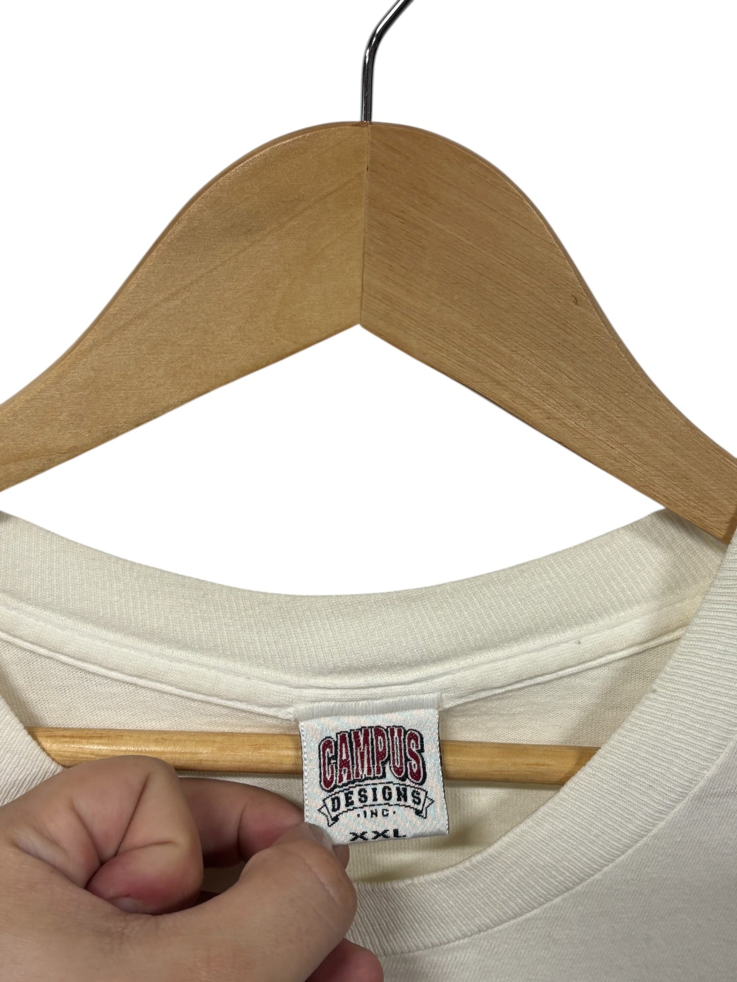 Vintage 90's Sigma Chi Fraternity Graphic Tee Size XXL