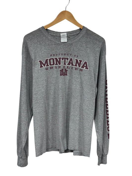Vintage 00's University of Montana Grizzlies Long Sleeve Shirt Size Large