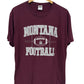 University of Montana Grizzlies Football Graphic Tee Size Large