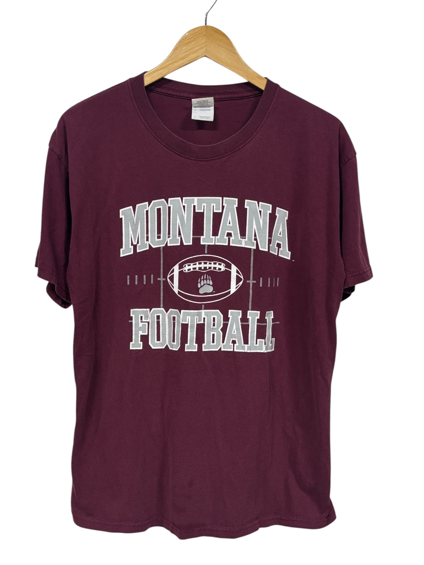 University of Montana Grizzlies Football Graphic Tee Size Large