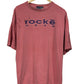 Vintage 90's Rocke Gear Overdyed Pink Montana Graphic Tee Size Large