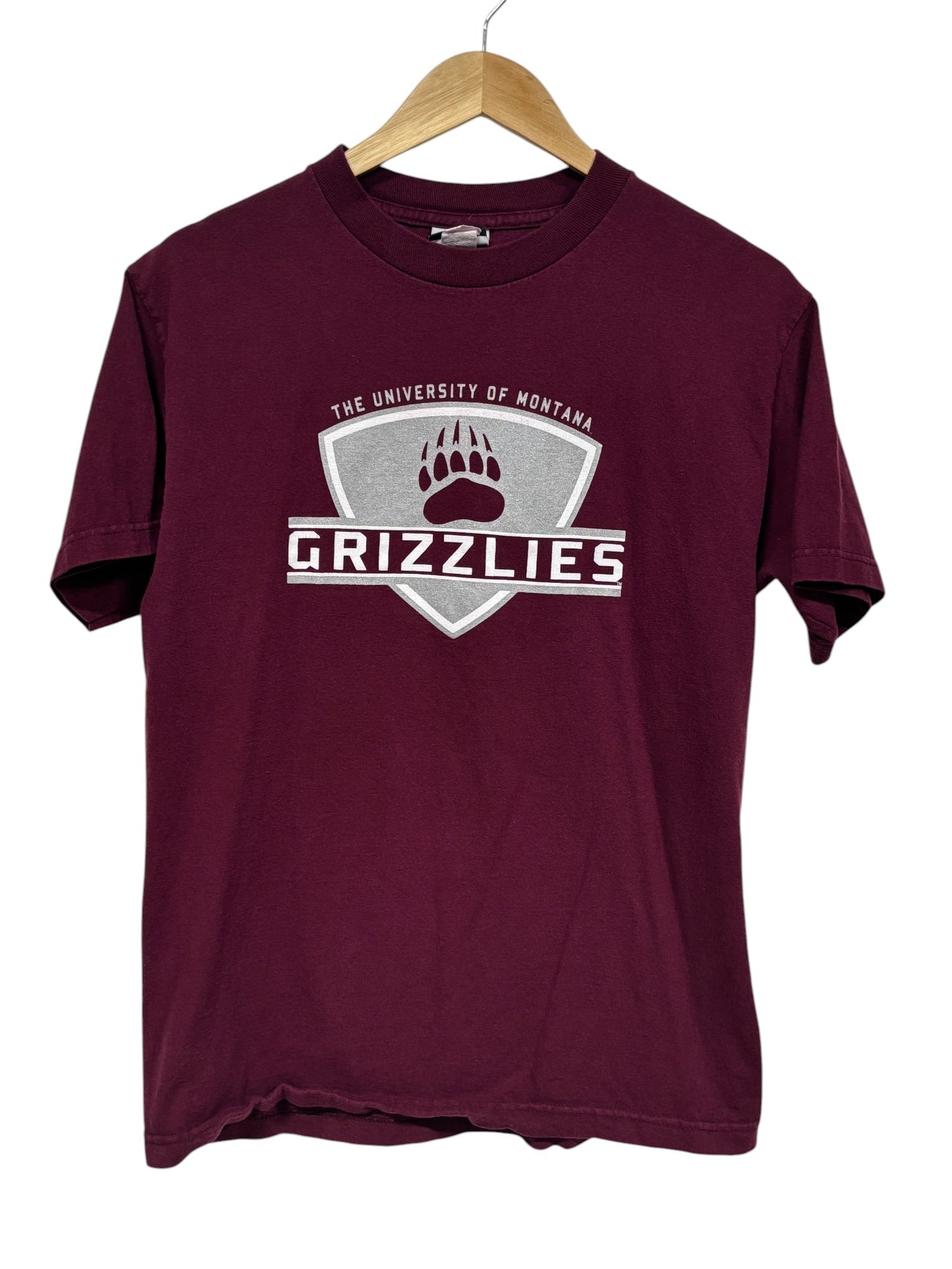 Vintage 00's University of Montana Grizzlies Baseball Diamond Tee Size Medium