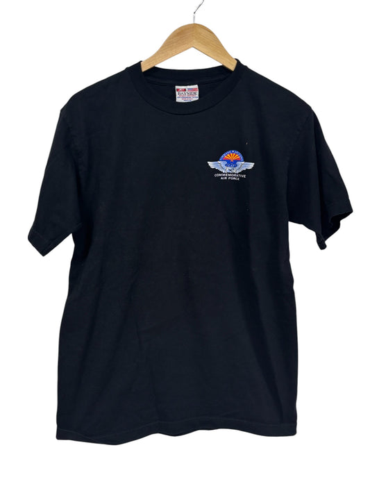 Vintage Commemorative Air Force Military Graphic Tee Size Medium