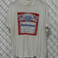 Vintage 90's Budweiser Classic Thrashed Beer Promo Graphic Tee Size Large
