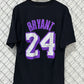 Kobe Bryant #8 #24 Black NBA Graphic Tee Size Large